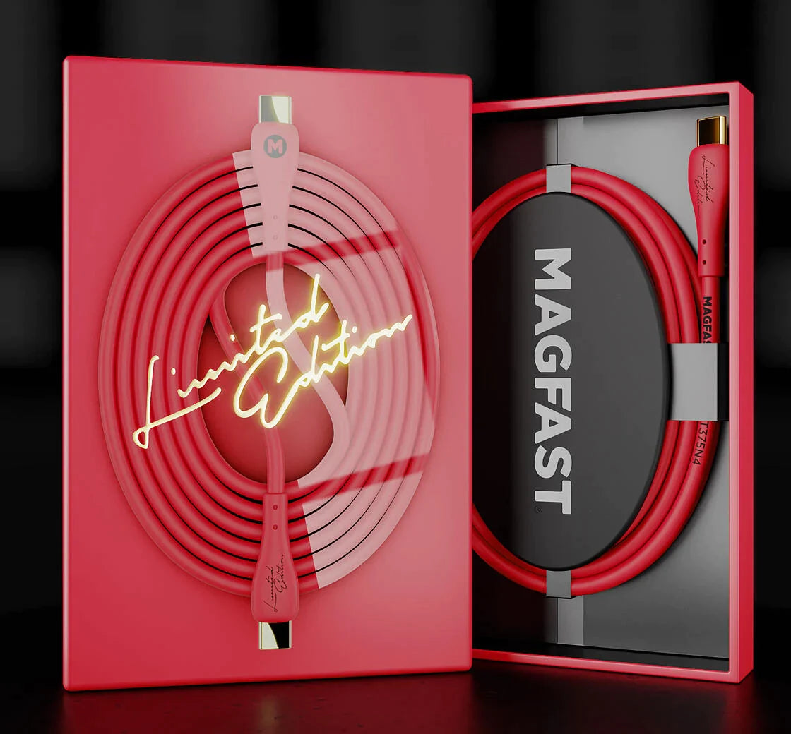 • Limited Edition Persian Red Lux USB-C Cable